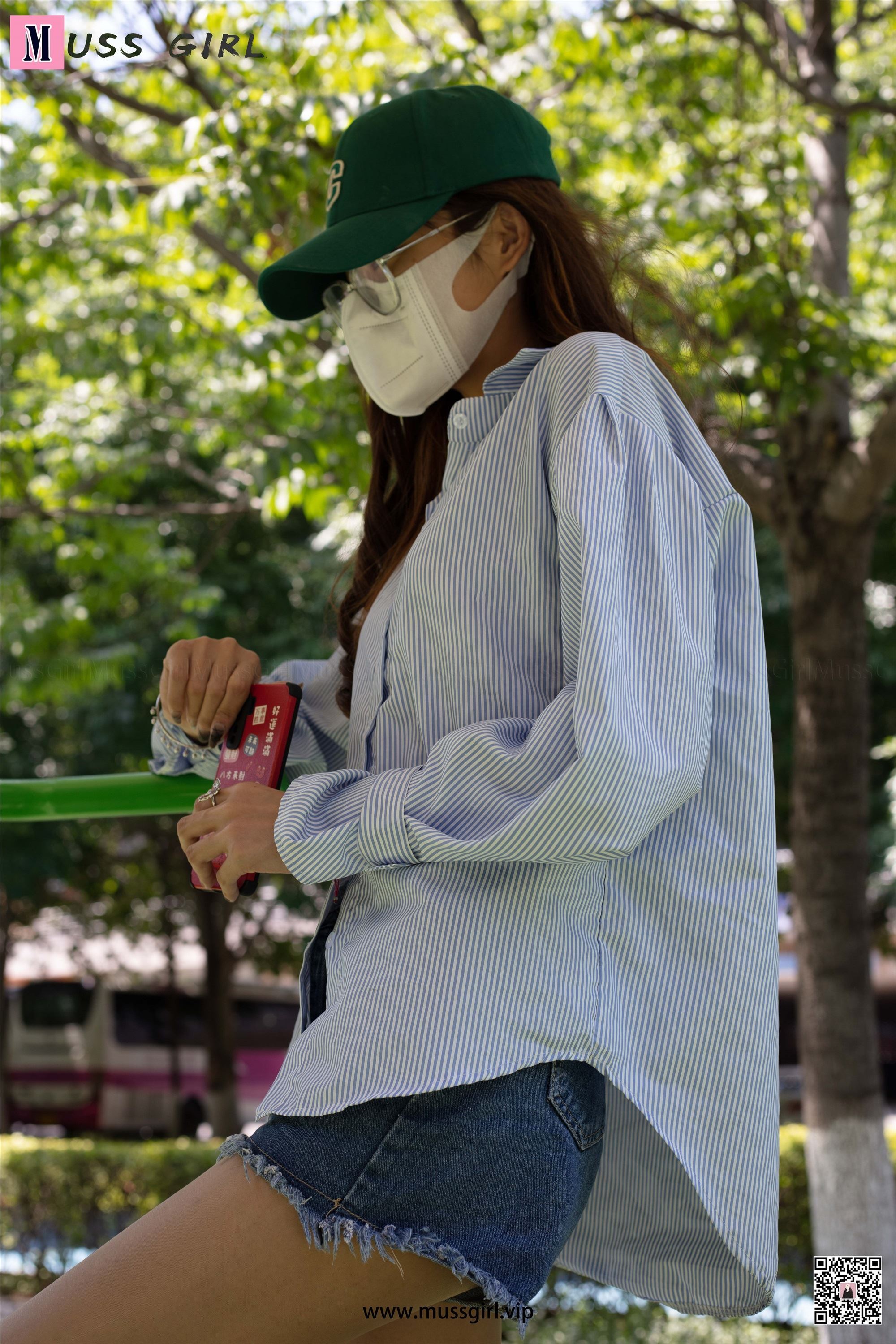 MussGirl慕丝女郎  NO.212 牛仔热裤肉丝美女2